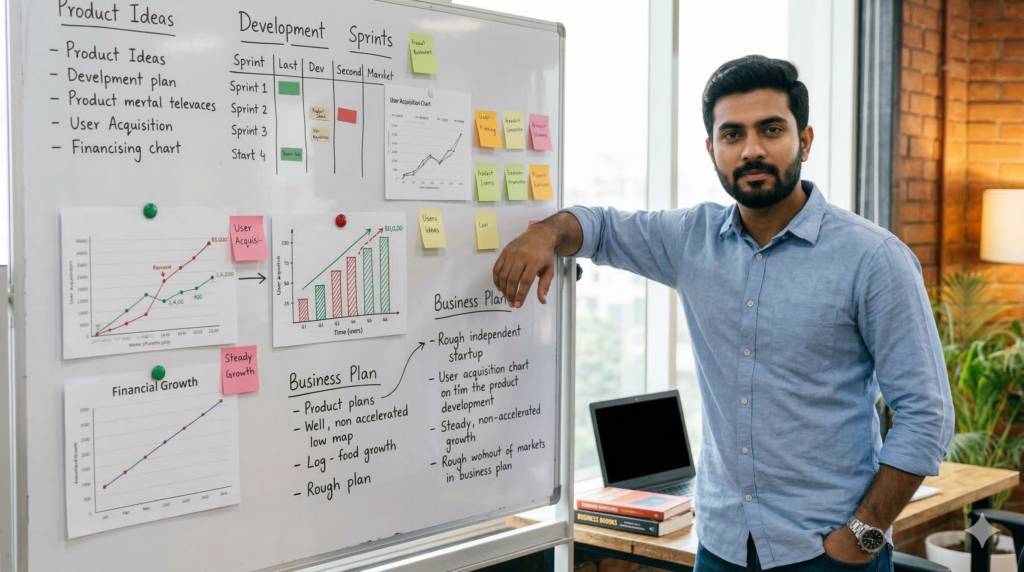 Indian bootstrapped startup founders building profitable technology companies
